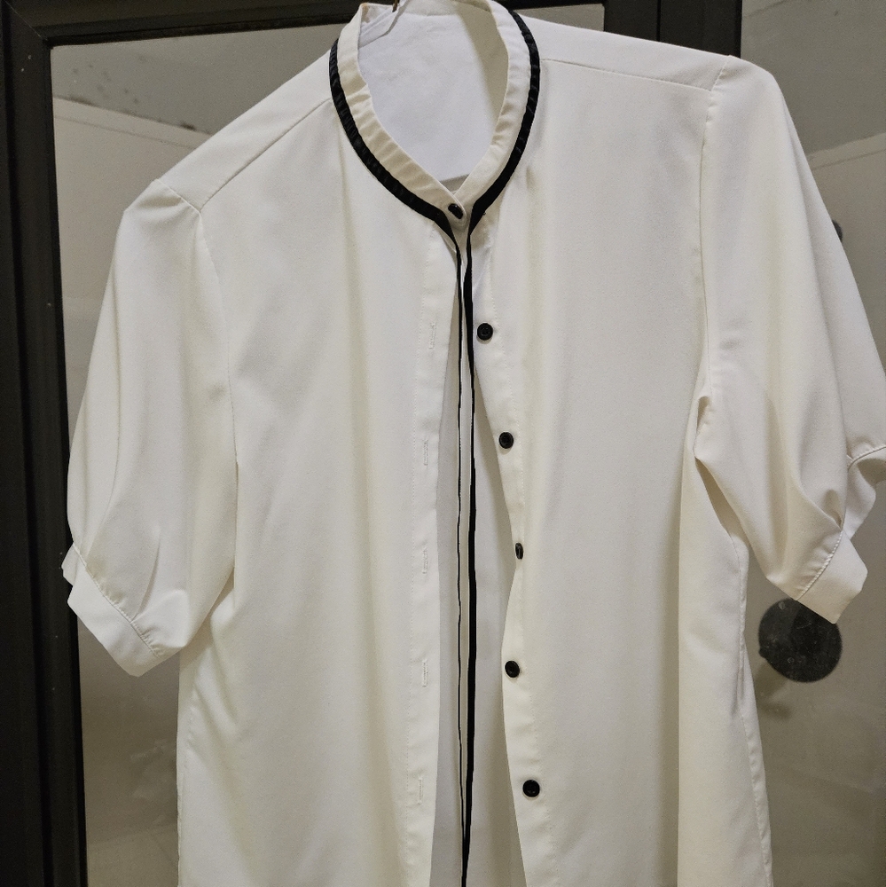A Chinese inspired blouse.
